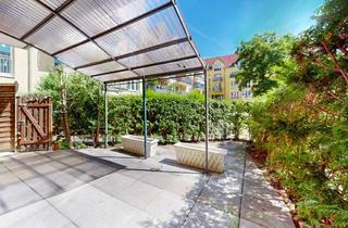 Wohnung kaufen in 14513 Teltow, Gartenwohnung am Teltowkanal – 3 Zimmer mit Wintergarten und Terrasse