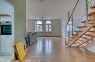 Wohnung mieten in 96052 Bamberg, Helle 3-Zimmer-Maisonette mit Balkon – ruhig gelegen im 3. Obergeschoss mit Aufzug (L#5)
