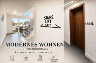 Wohnung mieten in Revaler Straße 17, 10245 Friedrichshain, Neubaukomfort trifft Kiezleben – Urbanes leben Mitten in Friedrichshain!