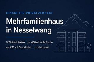 Mehrfamilienhaus kaufen in 87484 Nesselwang, Diskreter Privatverkauf - Mehrfamilienhaus in Nesselwang