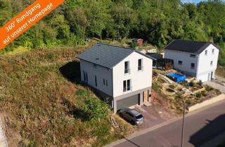 Einfamilienhaus kaufen in 54441 Kirf, Zeitgemäße Architektur, hochwertige Holzbauweise und ein großzügiges Grundstück - Einfamilienhaus in Kirf