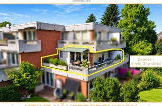 Wohnung kaufen in 25469 Halstenbek, Modernisiertes Schmuckstück mit Dachterrasse mit Blick ins Grüne & TG - Stellplatz!
