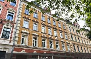 Wohnung kaufen in 09113 Schloßchemnitz, Charmante 1-Zimmer-Eigentumswohnung mit Terrasse im denkmalgeschützten Altbau