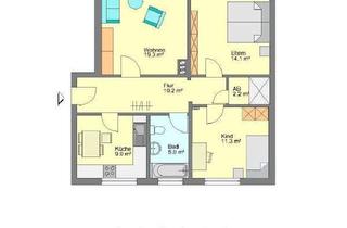 Wohnung mieten in Landsberger Straße 45, 32049 Herford, Helle 3-Zimmer-Etagenwohnung in Herford – Vielseitiges Wohnen auf 74 m²