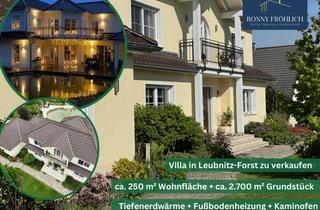 Villa kaufen in 08412 Werdau, WOW-Faktor Villa kaufen Leubnitz-Forst Werdau, 8 Zimmer, Erdwärme, Garage, Schwimmteich, Luxus, 2016