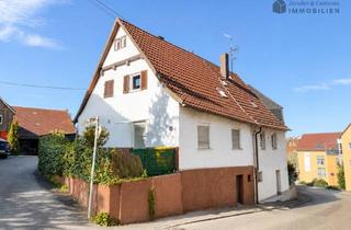 Einfamilienhaus kaufen in 71336 Waiblingen, * Waiblingen-Bittenfeld: Renovierungsbedürftiges Einfamilienhaus (DHH) mit kleinem Garten *