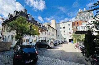 Gewerbeimmobilie mieten in Klenzestrasse 36, 80469 Ludwigsvorstadt-Isarvorstadt, Werkstatt, Atelier- oder Lagerräume mit Außenfläche im Gärtnerplatzviertel (provisionsfrei)
