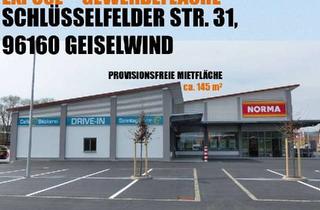 Gewerbeimmobilie mieten in Schlüsselfelder Straße 31, 96160 Geiselwind, Gewerbefläche an hochfrequentiertem Handelsstandort in Geiselwind – hervorragende Autobahnanbindung