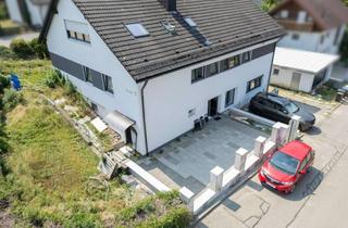 Wohnung kaufen in 89269 Vöhringen, Fast wie ein Haus: 150 m², Garten, Balkon & Kamin