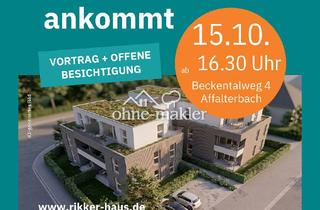 Wohnung kaufen in 71711 Murr, Ruhige Erdgeschosswohnung mit 3 oder 4 Zimmer, großem Garten, Carport und Stellplatz