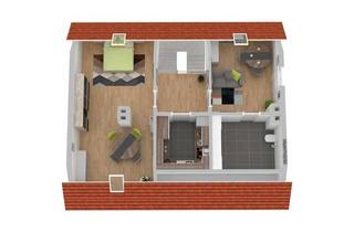 Wohnung mieten in 90574 Roßtal, Roßtal: Freie 2 Zimmer DG-Wohnung in S-Bahn Nähe zu vermieten!