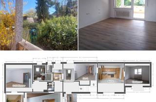 Wohnung mieten in 64569 Nauheim, 3,5 Zimmer Erdgeschosswohnung mit großer Terrasse & Top-Sanierung