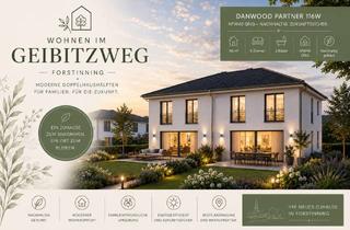 Haus kaufen in 85661 Forstinning, Traumlage Forstinning: 280 qm Süd-Grundstück: Großzügige, gepl. DHH, ab € 579.000; KfW40-QNG!