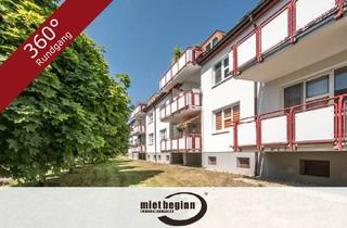 Wohnung mieten in 04552 Borna, Borna - BALKON - BELETAGE - SUPER SCHNITT - GROSSES WOHNZIMMER - EINBAUKÜCHE - WANNENBAD - PKW-STELLPLATZ