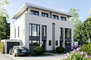 Doppelhaushälfte kaufen in 53332 Bornheim, Mertener Mühle - Unser Wohnglück! Moderner unterkellerter Haustyp mit Flachdach im KFW 55 Standard.