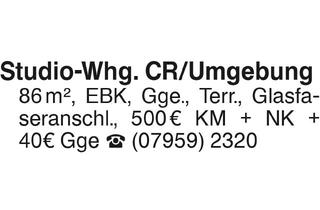 Wohnung mieten in 74586 Frankenhardt, Studio-Whg. CR Umgebung