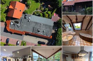 Einfamilienhaus kaufen in 26215 Wiefelstede, Attraktives Wohnhaus mit großem Garten und vielseitig nutzbarer Gewerbeeinheit in Wiefelstede
