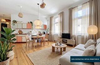 Wohnung kaufen in Lenbachstraße 21, 10245 Berlin, Stilvolle Altbau-Oase in Friedrichshain: 2 Zimmer mit echtem Dielenboden