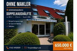 Doppelhaushälfte kaufen in 91074 Herzogenaurach, Herzogenaurach - Doppelhaushälfte in Sackgassenlage