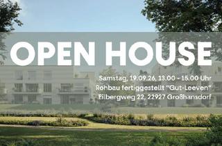 Wohnung kaufen in Eilbergweg 22, 22927 Großhansdorf, OPEN HOUSE | "Gut Leeven" Ruhiger Neubau mit Blick ins Grüne!