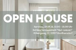 Wohnung kaufen in Eilbergweg 22, 22927 Großhansdorf, OPEN HOUSE | "Gut Leeven" Großzügige Gartenwohnung von höchster Qualität!