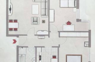 Wohnung kaufen in Schaffnerweg, 58455 Witten, 3,5-Zimmer-Wohnung in Witten, provisionsfrei, Einbauküche, Terrasse, Fußbodenheizung, Spitzboden