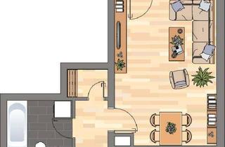 Sozialwohnungen mieten in Lohmühlenstraße 11, 56422 Wirges, Nur mit WBS - 2-Zimmer-Wohnung mit Balkon und bodentiefer Dusche in Wirges