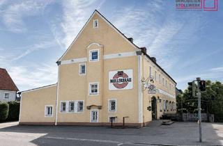 Gewerbeimmobilie kaufen in 84513 Töging, Traditionelles, verpachtetes Gasthaus mit Wohnung und schönem Biergarten im Zentrum Tögings