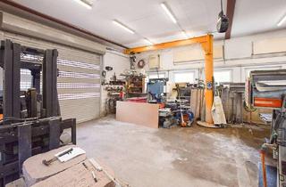 Gewerbeimmobilie kaufen in 30890 Barsinghausen, In sehr guter Sichtbarkeit: Mehrzweckgebäude mit Werkstatt, Büro und Ausstellungsfläche