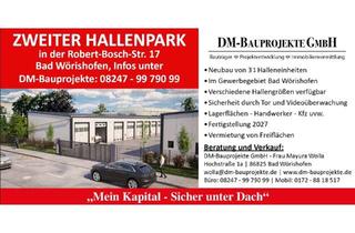 Gewerbeimmobilie kaufen in Robert-Bosch-Str. 17, 86825 Bad Wörishofen, **HALLENPARK BAD WÖRISHOFEN - AN DER A96- LAGER-WERKSTATT-GEWERBE-UVM.**
