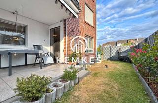 Wohnung kaufen in 46562 Voerde, Begehrenswerte Erdgeschosswohnung mit Südterrasse, eigenem Garten und Garage in Voerde