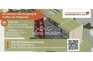 Wohnung kaufen in 64285 Darmstadt, Ludwigshöfe - 2-Zimmer - 60 qm (LH)