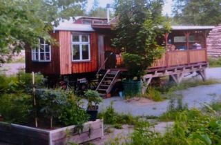 Haus kaufen in 09557 Flöha, Holz-Wohnbauwagen / Tiny House / + Veranda & Schuppen | Chemnitz