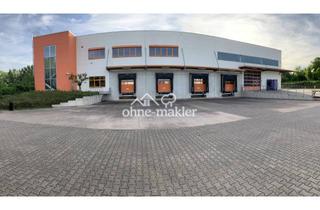 Gewerbeimmobilie mieten in 99869 Tüttleben, 3100m² Lagerhalle mit LKW-Rampen und Sozialbereich