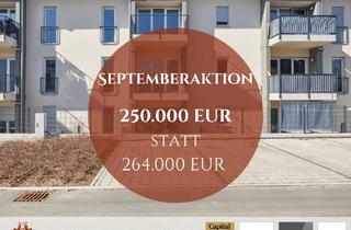 Wohnung kaufen in 84140 Gangkofen, SEPTEMBERAKTION I 250.000 EUR statt 264.000 EUR für eine wunderschöne Garten Erdgeschosswohnung!