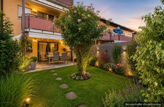 Wohnung kaufen in 75180 Büchenbronn, Hausgefühl statt Etage: 3-Zimmer-EG-Wohnung mit privatem Garten & Tiefgarage
