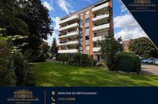 Wohnung kaufen in 50259 Pulheim, Lichtdurchflutete 3-Zimmer-Eigentumswohnung mit Balkon & Panoramablick bis zum Kölner Dom
