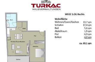 Wohnung mieten in 61440 Oberursel, Neubau - Erstbezug geräumige 2 ZKB Balkon + Abstellraum
