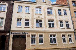 Wohnung mieten in Rathausstr. 14, 19322 Wittenberge, Bezugsfreie und schöne 3-Zimmer-Altbauwohnung in direkter Nähe vom Rathaus