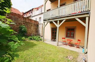 Wohnung mieten in Kirchgasse, 09599 Freiberg, Bestlage in der Altstadt. Kleine Wohnung mit Terrasse und Garten