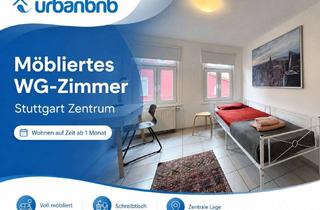 WG-Zimmer mieten in Leonhardstrasse, 70182 Mitte, Möbliertes WG-Zimmer auf Zeit in Stuttgart-Zentrum