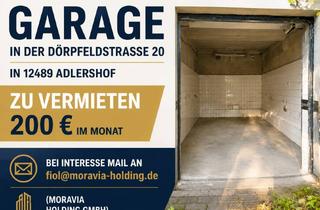 Garagen mieten in Dörpfeldstraße 20, 12489 Adlershof, Garage in zentraler Lage von Adlershof – Dörpfeldstraße 20