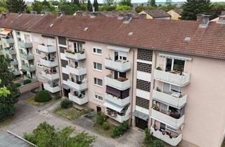 Wohnung kaufen in 97421 Schweinfurt, Schweinfurt-Musikerviertel: 3-Zi.-Eigentumswohnung mit 2 Balkonen, modernisiertem Tageslichtbad und Einbauküche!