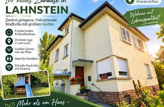 Villa kaufen in 56112 Lahnstein, Zentral gelegene freistehende Stadtvilla, EFH, großer Garten