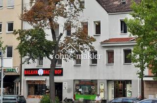 Anlageobjekt in 91052 Erlangen, 5,1%, saniertes WohnGeschäftsh. ER-Zentrum 800 m² mit 315 m² Neubau zwei Gewerbe & HinterH