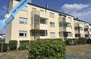 Wohnung kaufen in 91710 Gunzenhausen, Einziehen und Wohlfühlen: Renovierte 3-Zimmer-Wohnung mit Balkon in ruhiger Lage von Gunzenhausen!