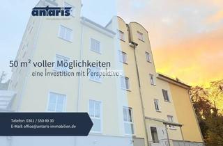 Wohnung kaufen in 07743 Jena, antaris Immobilien GmbH ** CLEVER INVESTIERT: VERMIETETE 1-RAUM-WOHNUNG MIT TERRASSE **