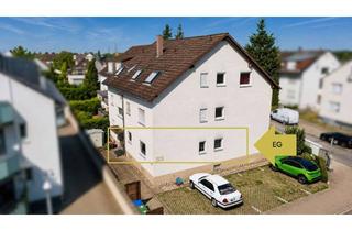 Wohnung kaufen in 76344 Eggenstein-Leopoldshafen, Gepflegte 2-Zimmer-Erdgeschosswohnung mit Tageslichtbad und Stellplatz - Bezugsfrei