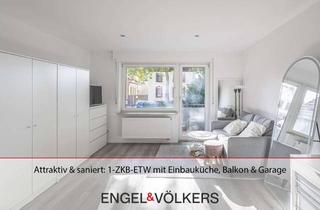 Wohnung kaufen in 76829 Landau (Stadt), Attraktiv & saniert: 1-ZKB-ETW mit Einbauküche, Balkon & Garage