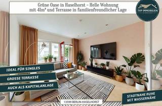 Wohnung kaufen in Gartenfelder Straße 76b, 13599 Haselhorst, Helle Wohnung mit 41m² und Terrasse in familienfreundlicher Lage - Grüne Oase in Haselhorst